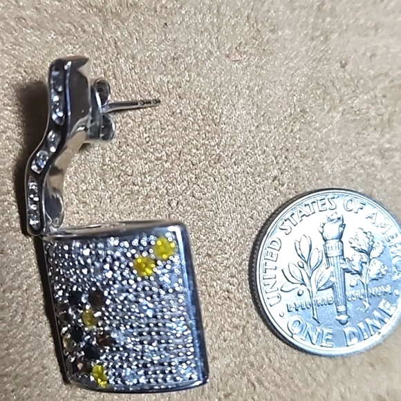 Pomellato-style real diamonds earrings. - Picture 2 of 5